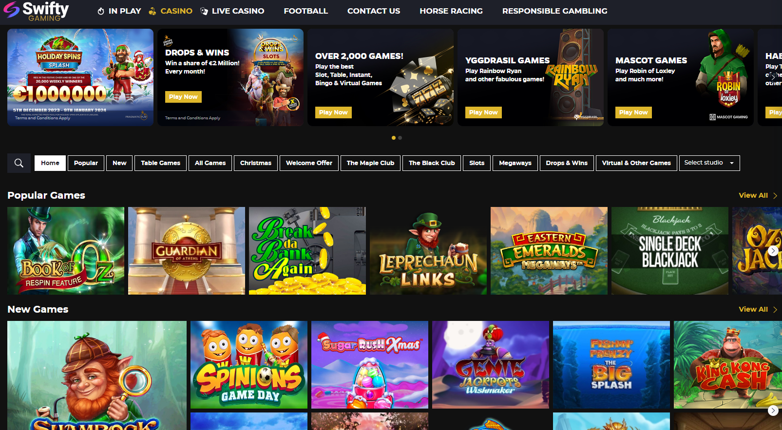 Swifty Gaming Casino